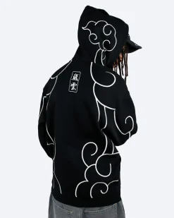 Arashi Embroidered Hooded Fleece