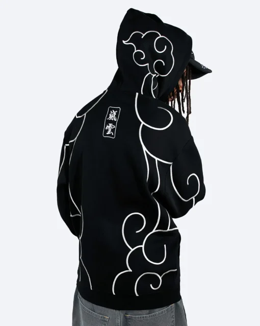 Arashi Embroidered Hooded Fleece