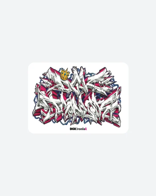 DGK x Ironlak Volts Sticker
