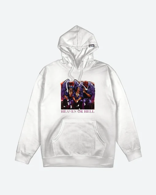 Heaven Or Hell Hooded Fleece