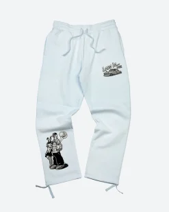 Love Is.. Embroidered Fleece Pants
