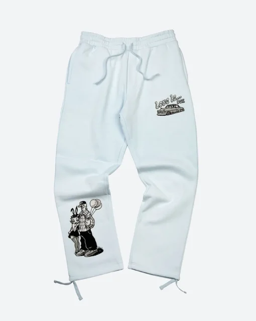 Love Is.. Embroidered Fleece Pants