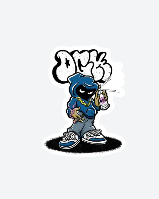 Menace Sticker