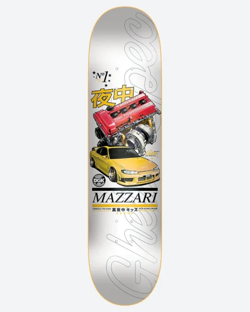 Only Option Yellow Mazzari 8.38 Skateboard Deck